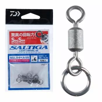 DAIWA Saltiga Light Swivel SS with Ring 4