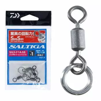 DAIWA Saltiga Swivel SS с кольцом 1