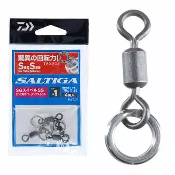 DAIWA Saltiga Swivel SS с кольцом 1