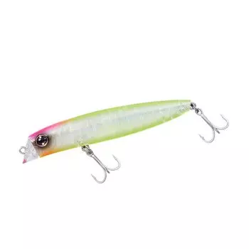 DAIWA Sea Bass Minnow More Than Cross Counter 97F Pink Head Clear Chart
