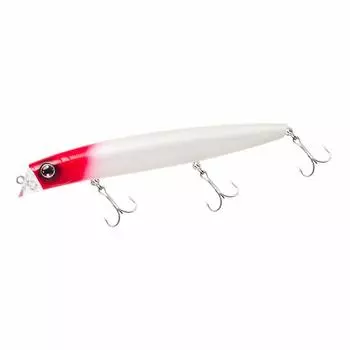 DAIWA Sea Bass Minnow More Than Cross Counter 125F Pearl Red Head Lure