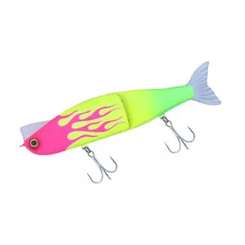 DAIWA Приманка для морского окуня More Than Lazy Fashad Pink Fire Banana J170.5F