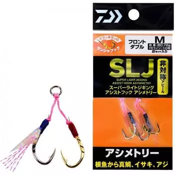 Daiwa SLj ASSiSt Hook ASyMMetric Front DoubLe S M L S