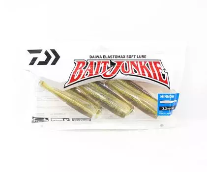 Daiwa Soft Lure Bait Junkie Minnow 3,2 дюйма, 6 штук в упаковке Oil Flash UV (3047)