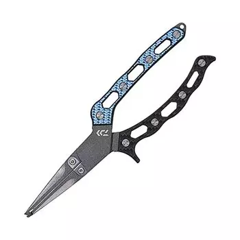 Daiwa Stainless Steel Core Pliers 190H Blue Total Length 07752633 Black, 190mm,