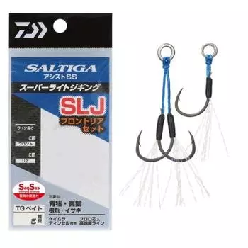 DAIWA Super Light Jigging Assist Hook Saltiga Assist SS SLJ Front Rear Set M