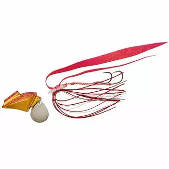 DAIWA Tairaba Samurai Shore Rubber Free 60g Plated Red Gold Lure