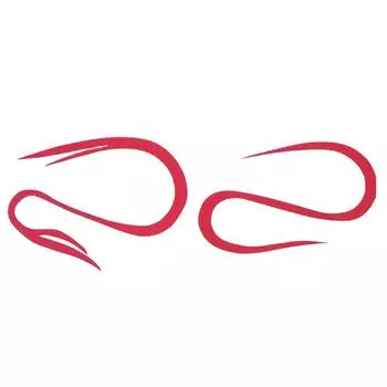 DAIWA Tairaba Silicone Tie Beniga Curly Red 049870 V&8