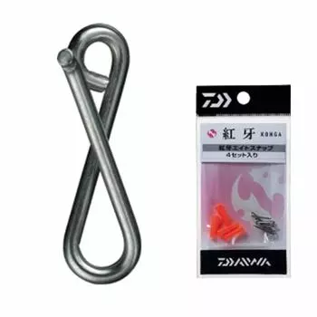 DAIWA Tairaba Snap Beniga Eight Snap серебряный