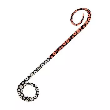 DAIWA Thai Mule Tie Benga Silicone Tie Twin Curly R Takoji Keimura Orange Glow Glitter +