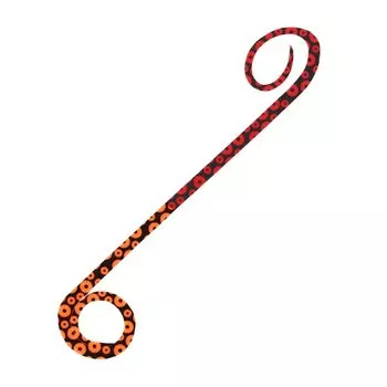 DAIWA Thai Mule Tie Beniga Silicone Tie Twin Curly R Takoashi Koga Red Orange +