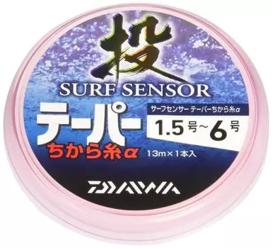 DAIWA Throwing Power Line Surf Sensor Taper Power Line 13m Orange 1.5-6