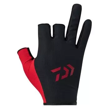 [Daiwa] Water Absorbent Quick Drying Gloves 3 Cut 25DG-6425 Black M