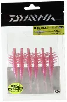 DAIWA Worm Ebbing Stick SH inch Krill Pink Lure (Супер сложно) 3,5
