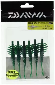 DAIWA Worm Ebbing Stick SH (Super Hard) 3.5 inch Green Lame Lure