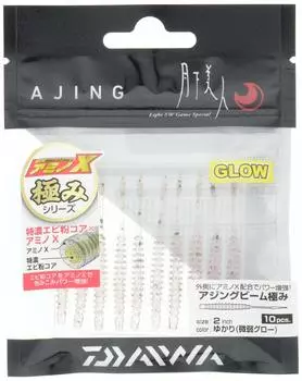 DAIWA Worm Moonlit Beauty Ajing Beam Kiwami 2 Inch Yukari Lure