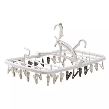 Daiya Flaundry Внутренняя сушка Широкая x 36 см Длинная x 33 см Включает 3 типа сменных дверных креплений и одежду, подходящую для и шеста, идеально подходит для дождливой