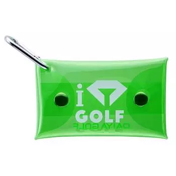 DAIYA GOLF Clear Tee Case Green Golf Accessory Case Accessory Case Round Accessories Round Supplies Cara Navigation Included Tee Holder AS-4006 30