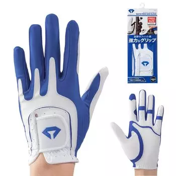 DAIYA GOLF Diamond Free Size Gloves Stretch Fabric 22cm 25cm TRYT3000N Antibacterial Blue White 1040L Left Hand Men s/Women s - GL-5001