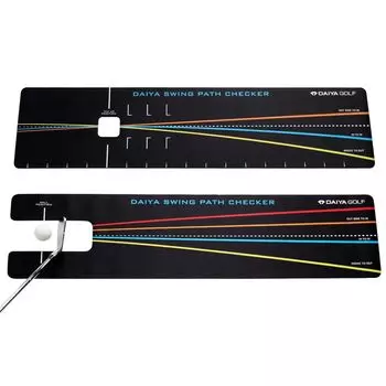 DAIYA GOLF Diamond Swing Path Checker Коррекция траектории замаха для предотвращения порезов Оборудование для отработки замаха в гольфе Драйвер Iron Fairway Wood Plain Swing чёрный