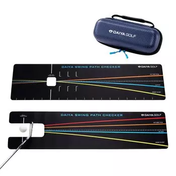 DAIYA GOLF Diamond Swing Path Checker Специальный комплект для коррекции траектории замаха, предотвращающий порезы Оборудование для отработки ударов по мячу в гольфе Траектория порезов чёрный