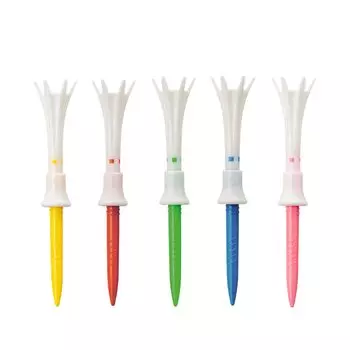 DAIYA GOLF Golf Tee Tomahawk Tee Long Tee up height A type part (5 pieces) 40~50mm TE-510A (cup white)
