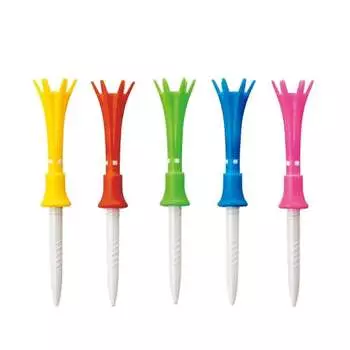 DAIYA GOLF Golf Tee Tomahawk Tee Semi-Long (5 Pieces) Tee Up Height 35~45mm TE-509B B Type (Cup Color)