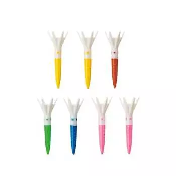 DAIYA GOLF Golf Tee Tomahawk Tee Short (7 pieces) Total length 42mm TE-508A A type (cup part white)