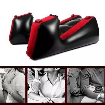 Дайте волю своим желаниям. Регулируемый надувной секс-диван для пар. Исследуйте удовольствие с подушкой для бондажа.