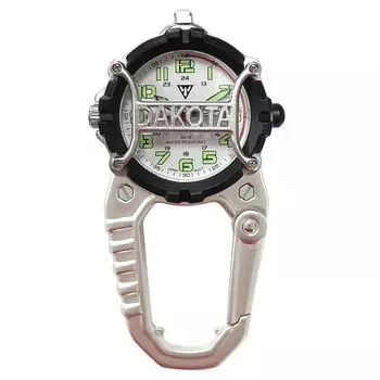 Dakota Cage Clip Micro Carabiner Flash Dial LED Clip Pocket Watch Light, Часы, Свет, Защита, На открытом воздухе, Подарок, Рыбалка, Охота, Кемпинг, Свет,