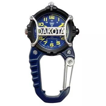 Dakota Cage Clip Microlight, Clip Watch, фонарик и часы с защитой циферблата, подарки для отдыха на природе для мужчин и женщин [предмет]