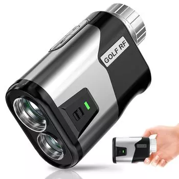 Дальномер для гольфа, лазерный дальномер, диапазон измерения для гольфа, 7-кратный оптический телеобъектив, защита от пыли и воды IP54, функция вибрации, 700 мАч