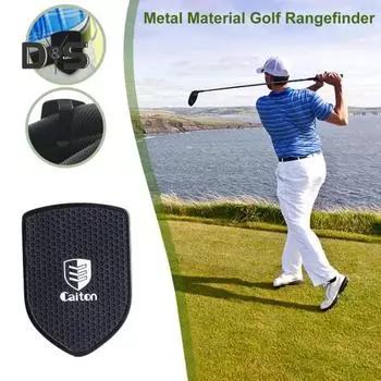 Дальномер для гольфа, магнитный зажим для ремня, дальномер, зажим для талии, принадлежности для гольфа, фиксатор талии, легкие портативные аксессуары для гольфа чёрный