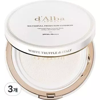 Dalba Waterful Fresh Sun Cushion Original SPF50+ PA++++, 25 г, 3 шт.