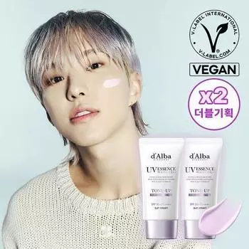 Dalba Waterful Purple Tone-Up Sun Cream Duo Special (50 мл + 50 мл)