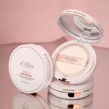 Dalba Waterful Tone-Up Sun Cushion SPF50+ PA++++, 15 г, 2 шт.