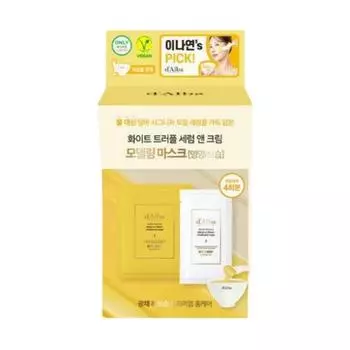 Dalba White Truffle Serum & Cream Modeling Mask, 1 банка, 4 шт.