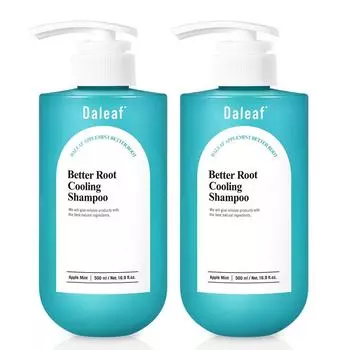 Dalif Better Root Cooling Scalp Shampoo со вкусом яблока и мяты, 500 мл, 2 шт.