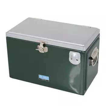 Dalton Ice Chest 20L Dark Green Nostalgic yet new Cooler Box Highly Insulated Leisure Cool Lock Height Width 48cm Depth 28cm 20L 29.5cm Capacity
