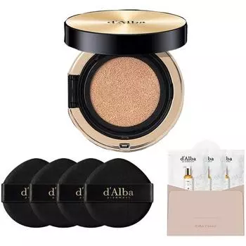 Dalva Glow Fit Serum Cover Cushion 15г + Слойка 4P + Очищающая сыворотка 9мл Набор корейской косметики
