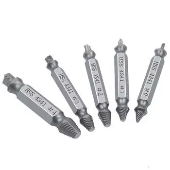 Damaged Screw Remover Broken Bolt Drill Bits Easy Out
