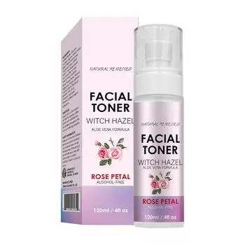 Damascus Rose Dew Увлажняющий успокаивающий увлажняющий патч-тонер Осветляющее увлажняющее масло Цветочная вода 1 шт 120 мл One Size розовый