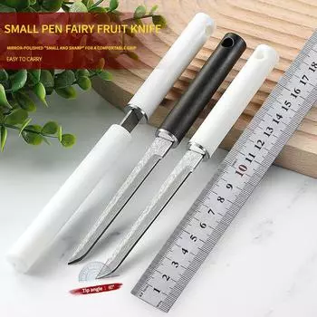 Дамасский узор, круглая ручка, карманный нож, нож для очистки овощей, походный нож с ручкой, острый нож для мяса из нержавеющей стали, нож для очистки овощей, нож для фруктов белый
