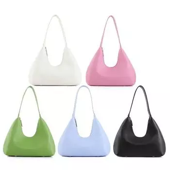 - Damen Umhngetasche aus PU-Leder modische Unterarmtasche Umhngetasche mit Rei чёрный