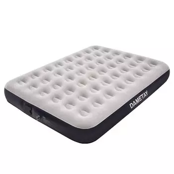 Dametay Air Double Air Electric Electric Air Electric Air Air Air For Home For 2 Грузоподъемность 198 см x 152 см x 25 см Кровать, коврик, встроенный насос, компактный,