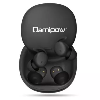 Damipow Sleeping Wireless Sleeping Ultra Полностью беспроводные наушники для сна Канал с высоким звуком Нет Высоко Разделенные левый и правый Один Автоматический