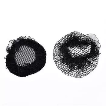 Дамский сплошной план черный пучок для волос чехол снуд сетка балет женский танец катание на коньках