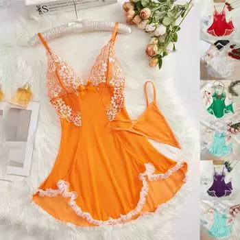 Дамское кружево сексуальное кружево кружевной дизайн домашняя одежда L армия зеленый