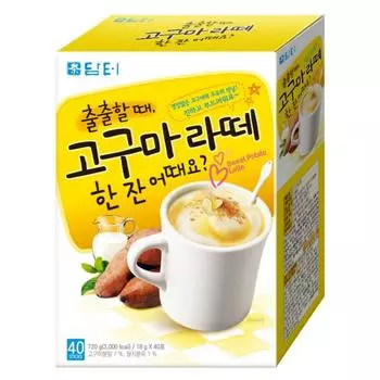 Damtuh Латте со сладким картофелем 18 г x 40 шт. #18gx12EA