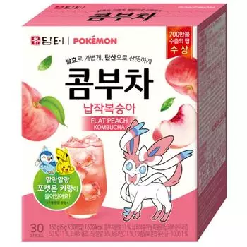 [Damtuh] Покемон Комбуча Плоский Персик #5gx10EA